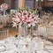 34" Exquisite Artificial Silk Flower Casablanca Lily - Realistic Faux Floral Decor for Home, Wedding, and Events - Highly Sought & Elegant Design